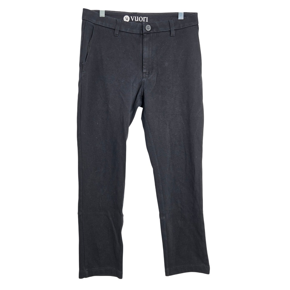 Vuori Sz 30 Men's Everything Chino Performance Stretch Casual Pants Black